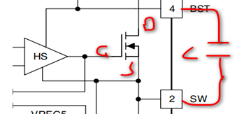 開(kāi)關(guān)管 二極管 穩(wěn)壓反饋回路