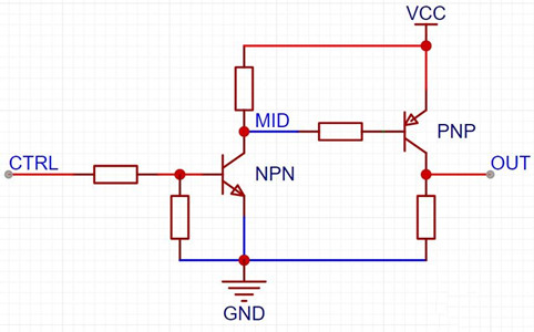 小電壓控制大電壓開關(guān)電路圖