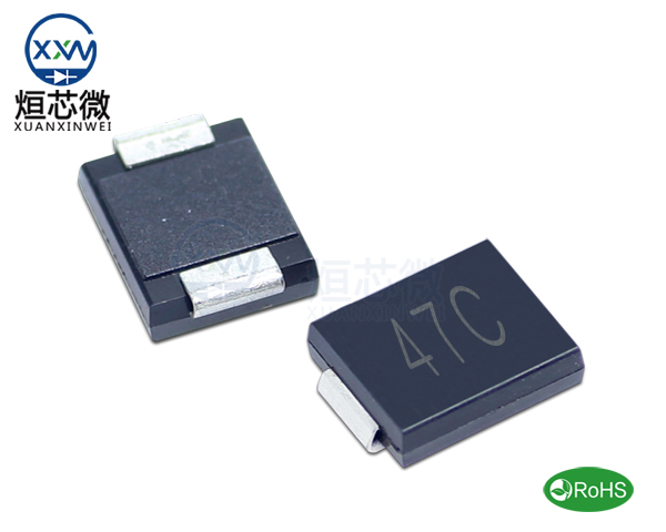 1.5SMC47CA參數,TVS二極管1.5SMC47CA瞬態抑制二極管